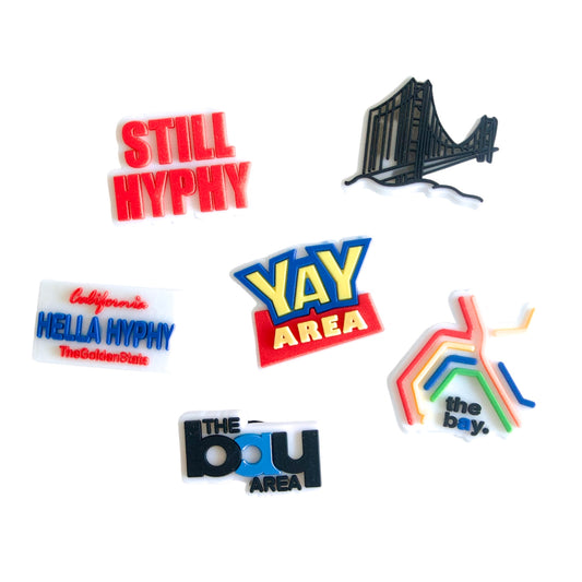 Bay Area Jibbitz (6 Pack)