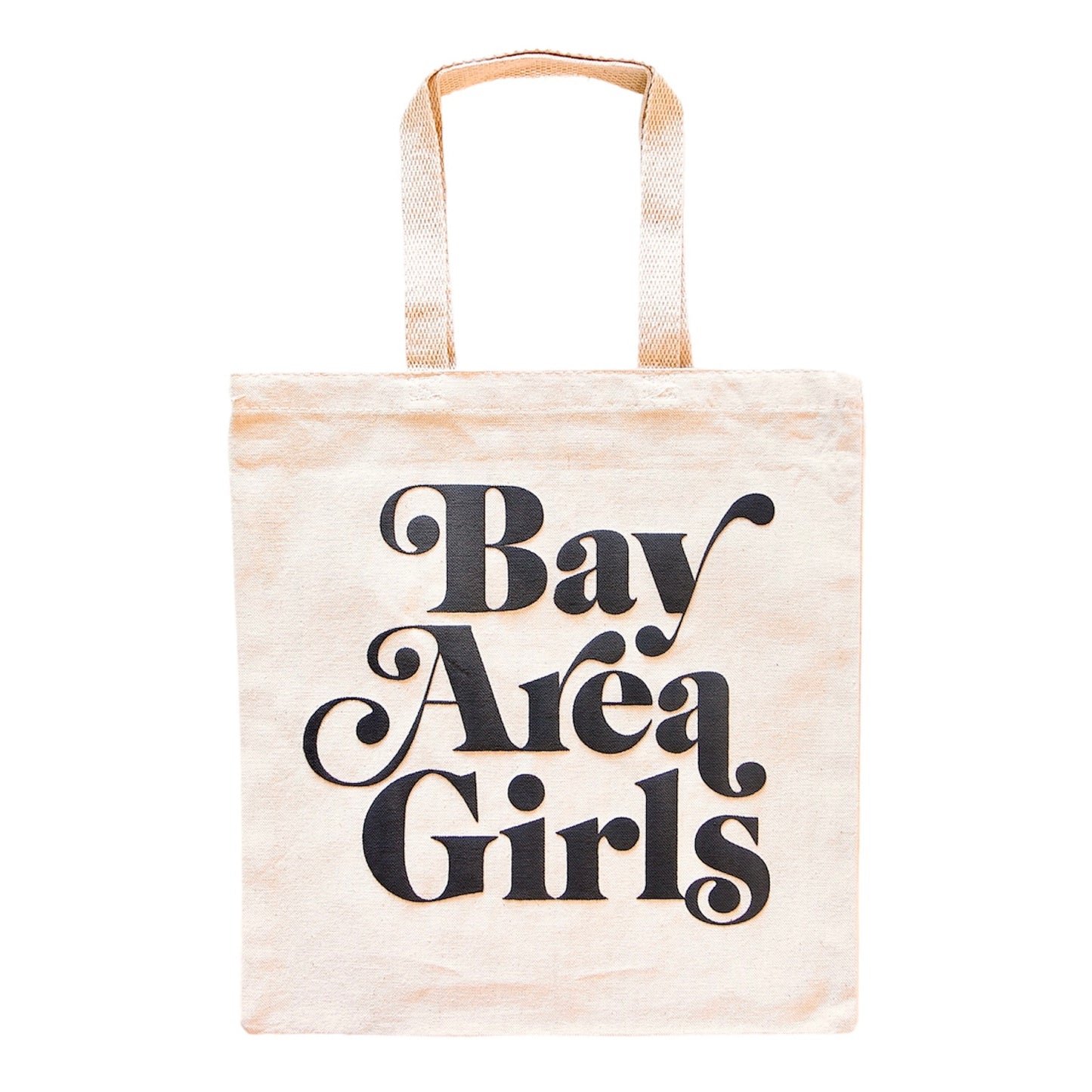 Cream “Bay Area Girls” Tote Bag