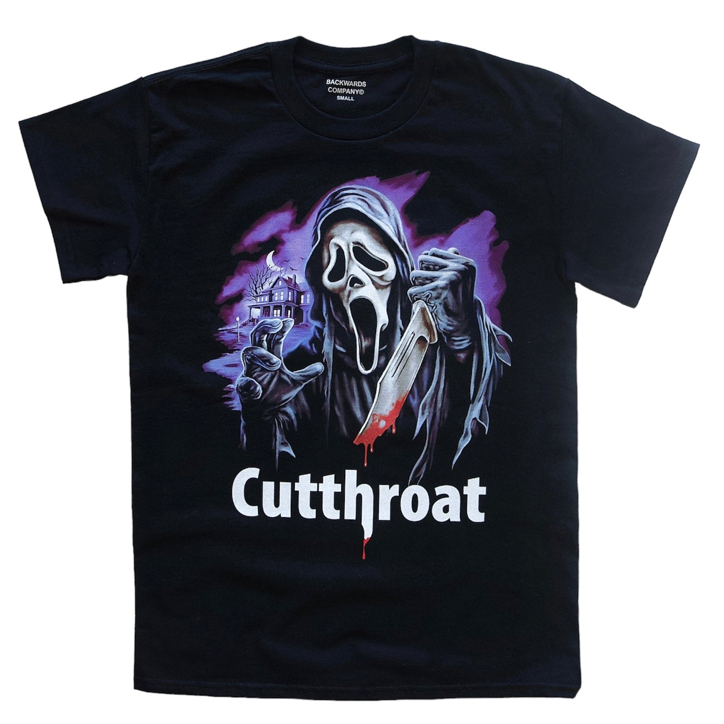 Black “Cutthroat Ghostface” T-Shirt