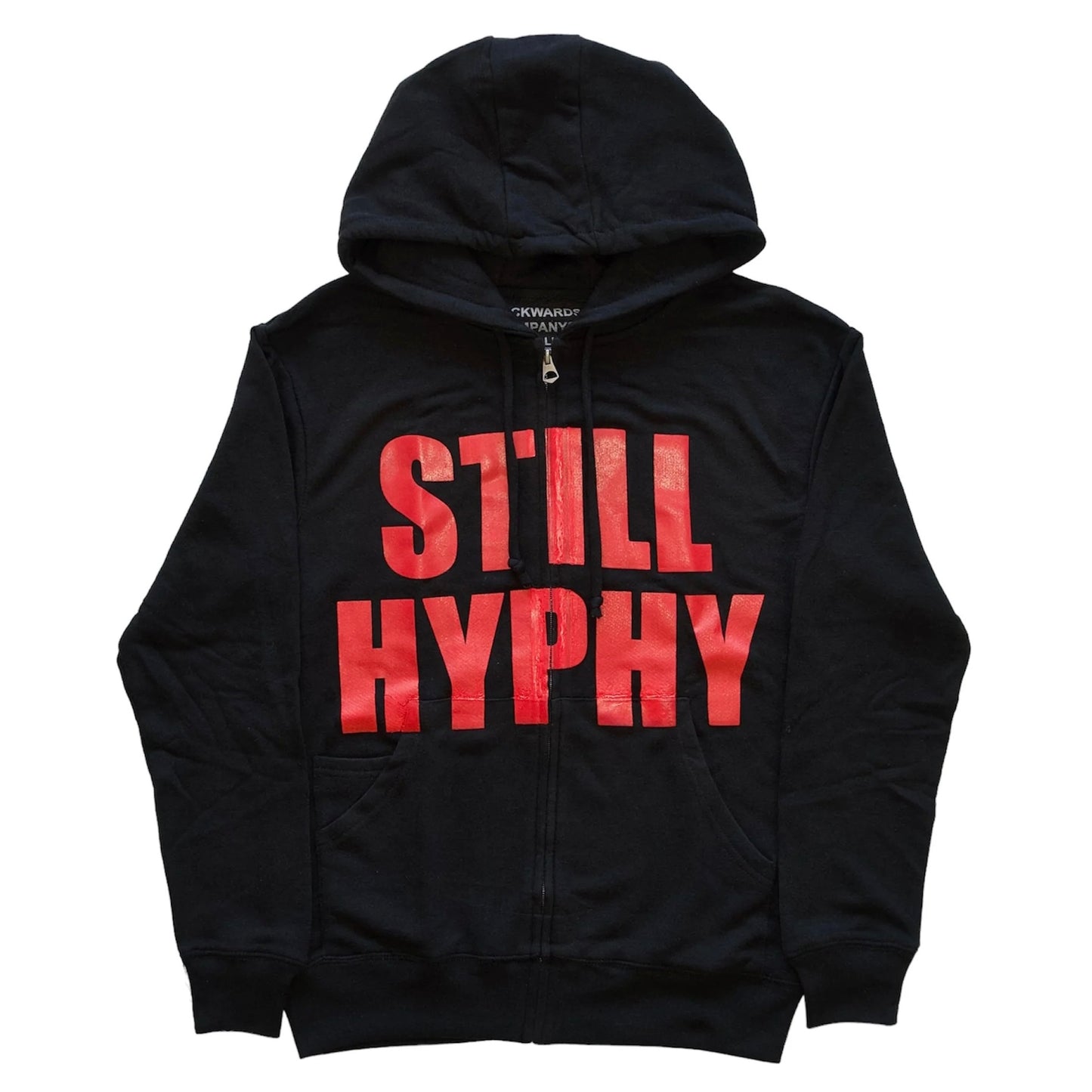 Black “Still Hyphy” Zip-Up Hoodie