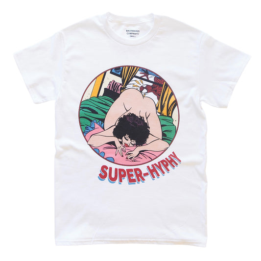 White “Comic Superhyphy” T-Shirt