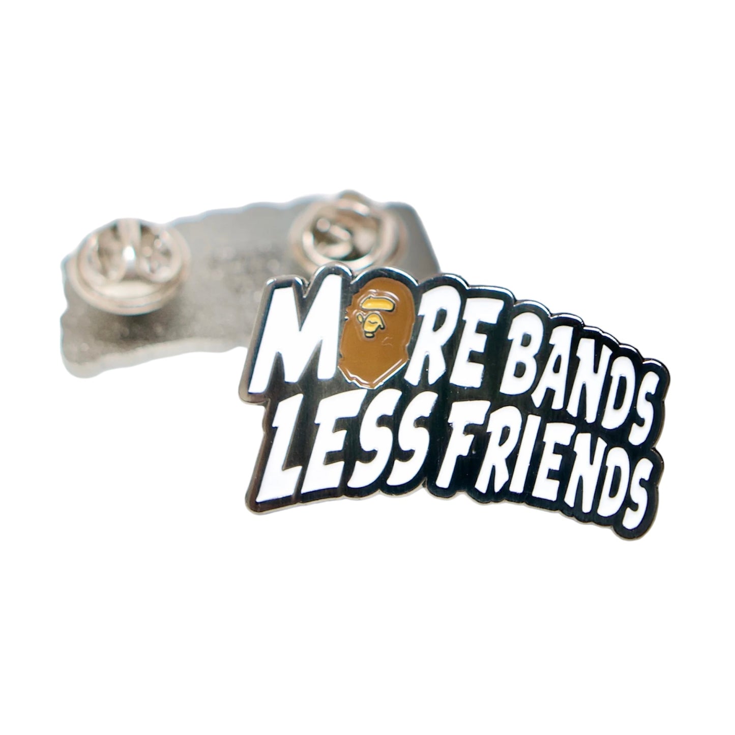 “Ape More Bands Less Friends” Enamel Pin