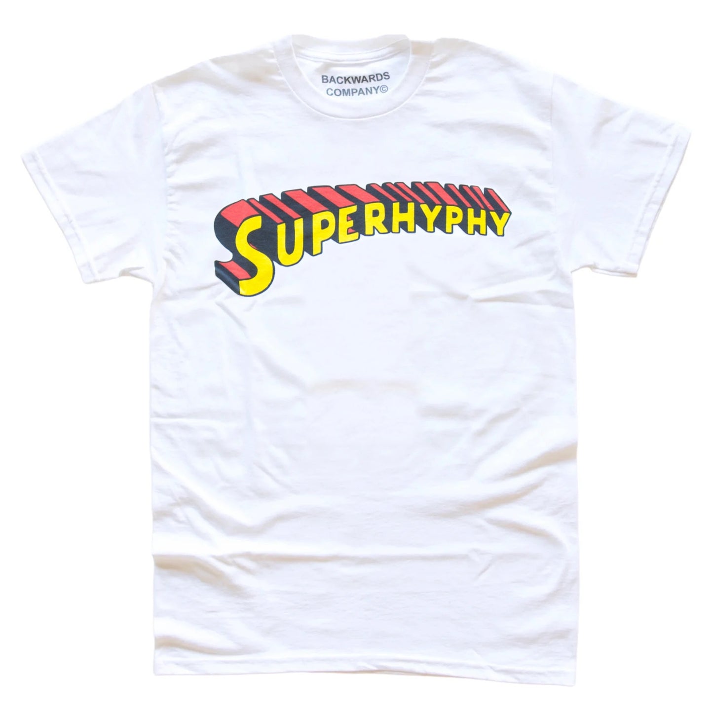 White “Superhyphy” T-Shirt