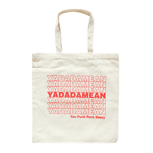 Cream “Yadadamean You Punk Rock Beezy” Tote Bag