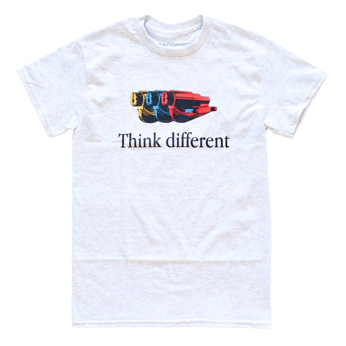 Ash Gray “Think Different” T-Shirt