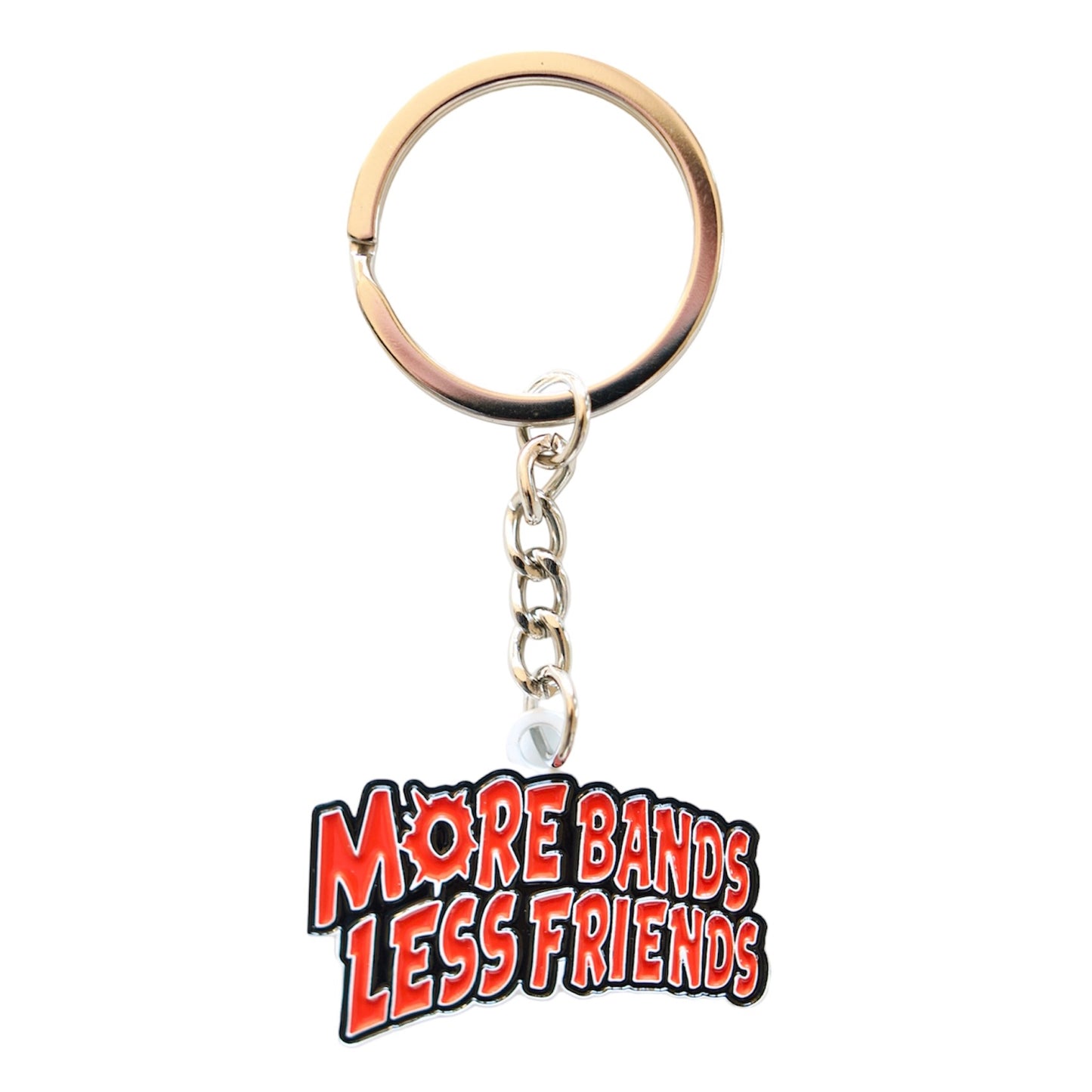 “More Bands Less Friends” Keychain
