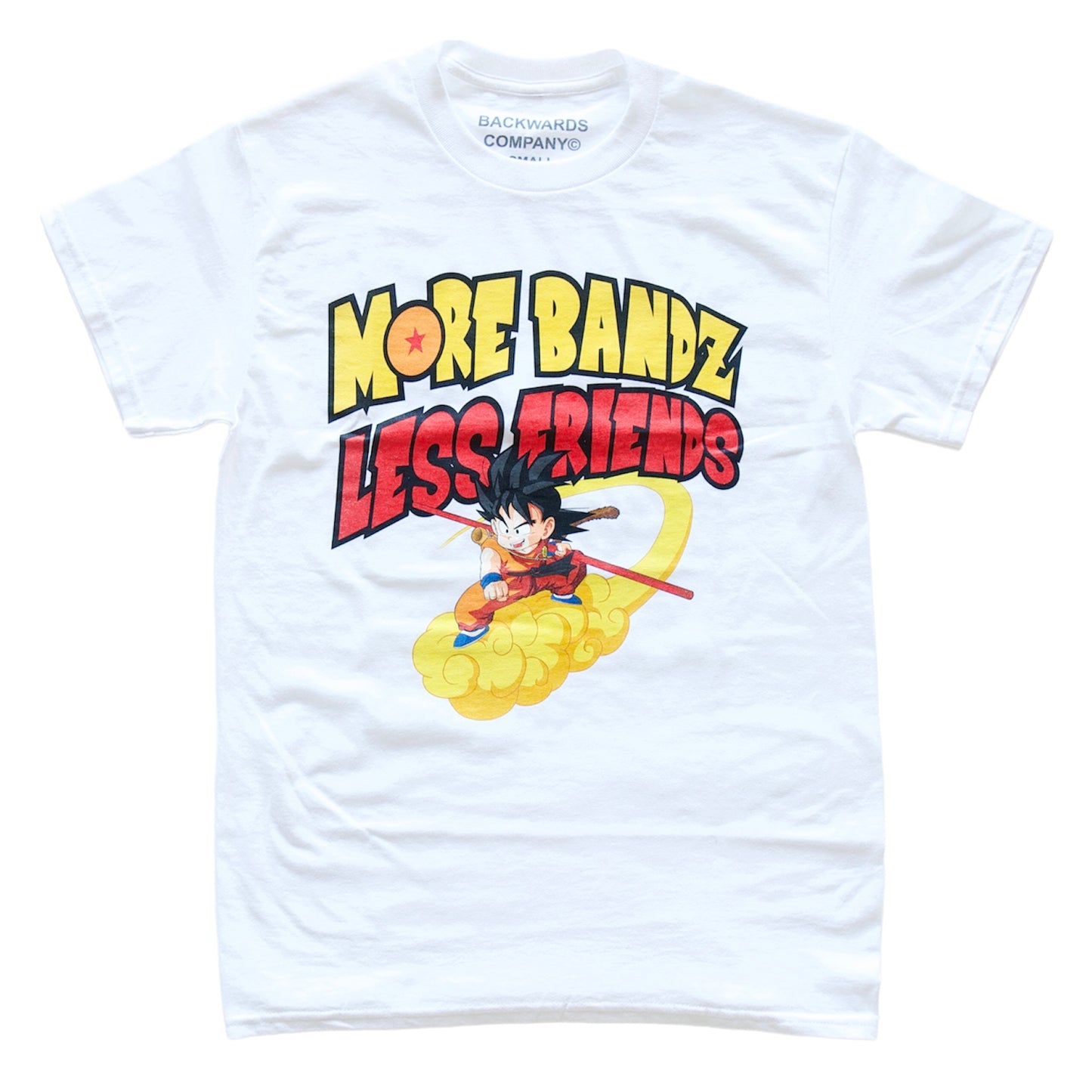 White “More Bandz Less Friends” T-Shirt