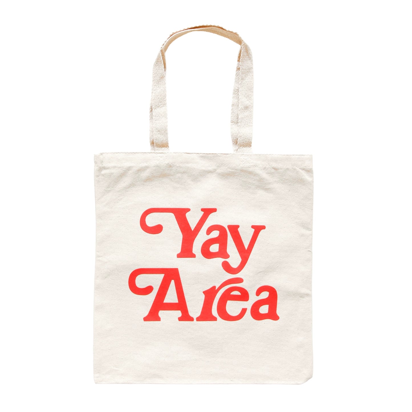 Cream “Yay Area” Tote Bag