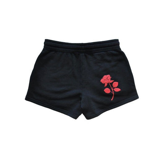 Black “Bay Area Girls Do It Better” Fleece Shorts